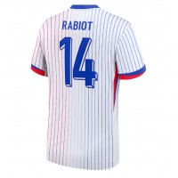 Camisa de Futebol França Adrien Rabiot #14 Equipamento Secundário Europeu 2024 Manga Curta